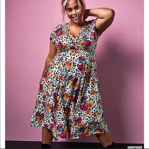 Torrid By betsey Johnson Floral Dress plus  Size  14